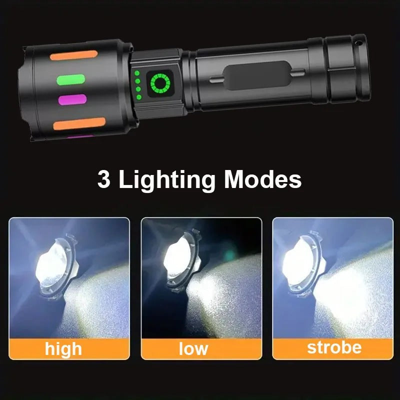 Linterna Led de alta potencia, Camping y Senderismo